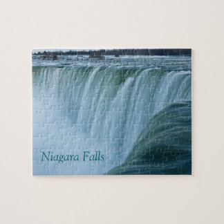 Puzzle Chutes du Niagara avec le texte