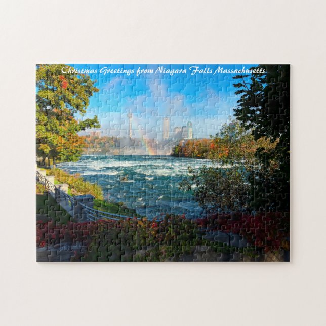 Puzzle Chutes du Niagara Massachusetts. (Horizontal)
