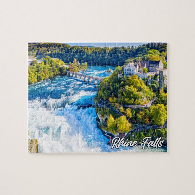 Puzzle Chutes du Rhin, Schaffhausen, Suisse (Horizontal)
