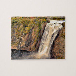 Puzzle Chutes Montmorency Canada stylisé
