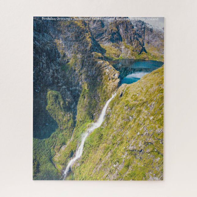 Puzzle Chutes Sutherland Parc national de Fiordland (Vertical)