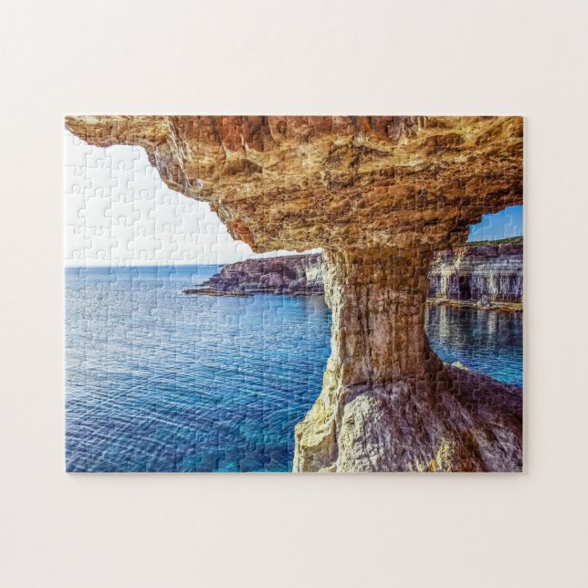 Puzzle Chypre Cavo Greko Sea Caves Chypre. (Horizontal)