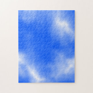 Puzzle Ciel bleu avec les nuages blancs