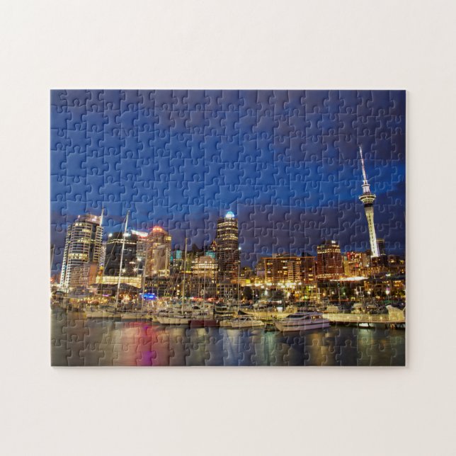 Puzzle Ciel d'Auckland la nuit (Horizontal)