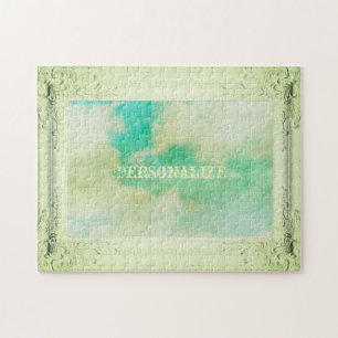 Puzzle Ciel de cadre victorien et nuages peindre élégant