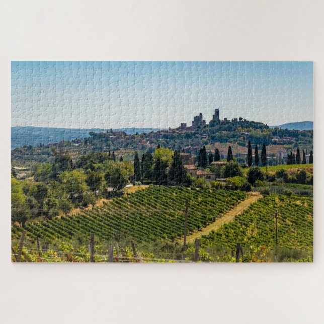 Puzzle Ciel de San Gimignano, Toscane, Italie (Horizontal)