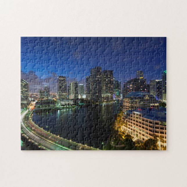 Puzzle Ciel de ville élevé de Brickell Key (Horizontal)