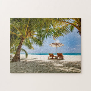 Puzzle Ciel déprimé des palmiers