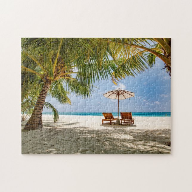 Puzzle Ciel déprimé des palmiers | (Horizontal)