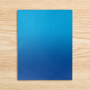 Puzzle Ciel et bleu foncé en ombre monotone