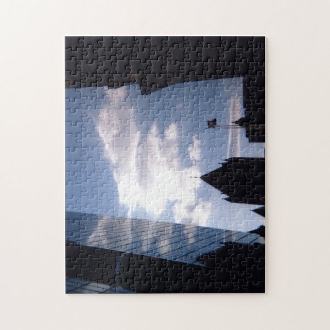 Puzzle Ciel et nuages dans la ville (Vertical)
