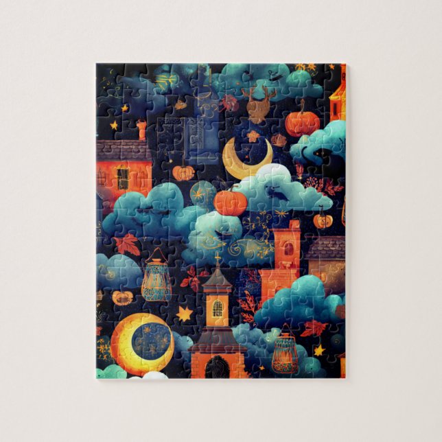 Puzzle Ciel nocturne éffrayant (Vertical)