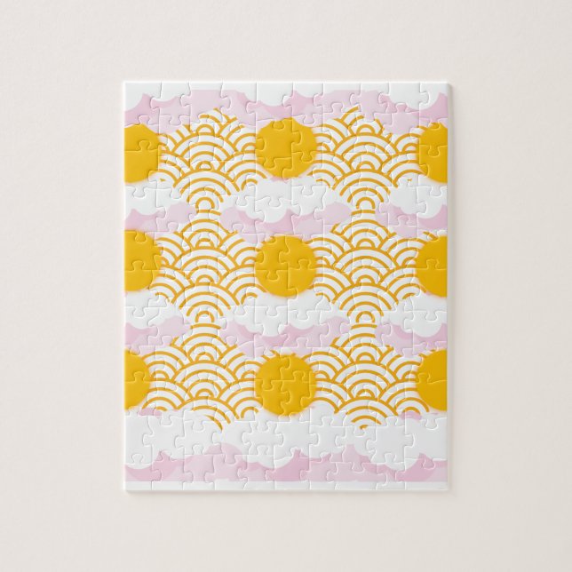 Puzzle Ciel nuageux ensoleillé (Vertical)