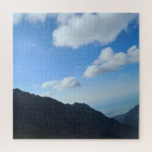 Puzzle Cimes des Carpates sous un ciel bleu – Photographi