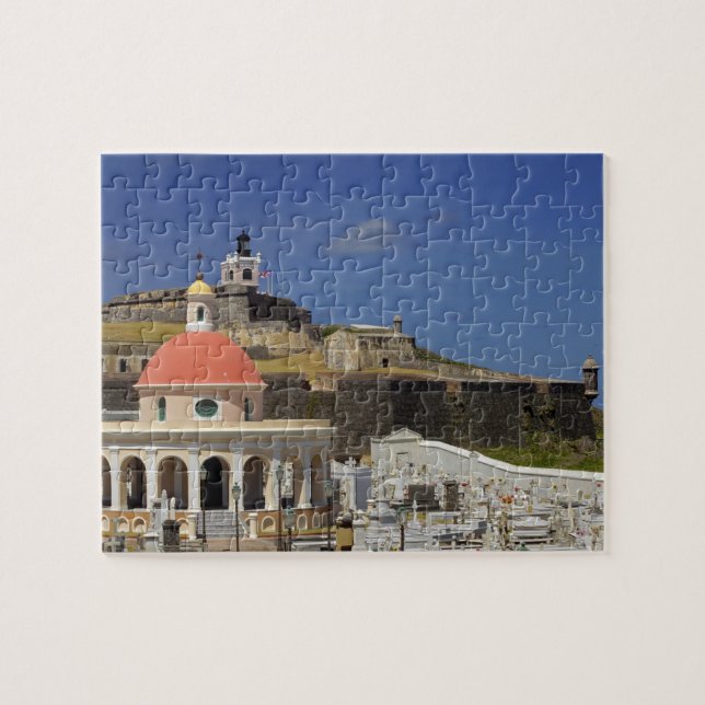 Puzzle Cimetière en bord de mer de Porto Rico (Horizontal)