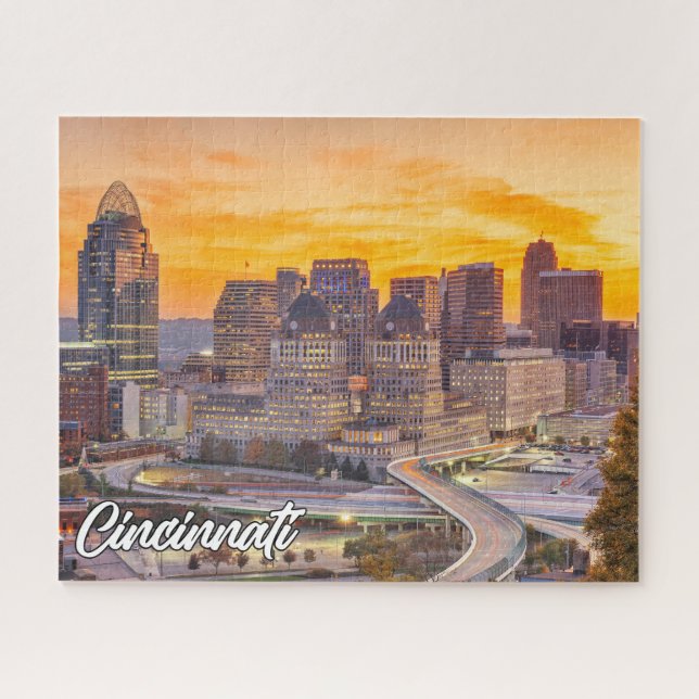 Puzzle Cincinnati, Ohio, États-Unis (Horizontal)