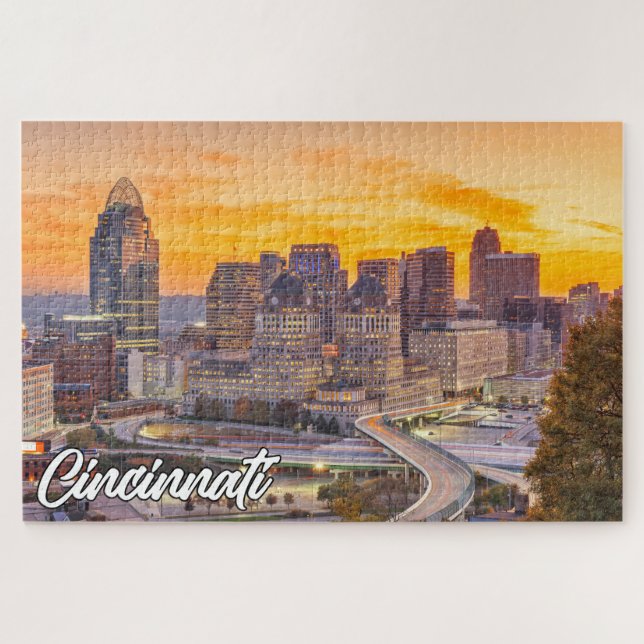 Puzzle Cincinnati, Ohio, États-Unis (Horizontal)
