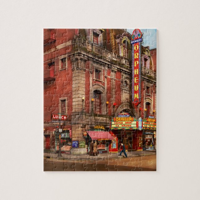 Puzzle Cinéma - Le Théâtre Orpheum 1940 (Vertical)