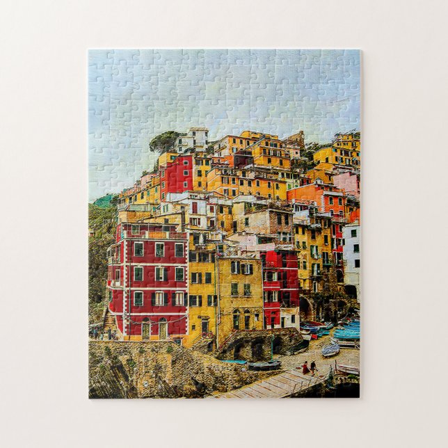 Puzzle Cinque Terre Ligurie Italie Europe Voyage (Vertical)