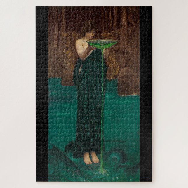 Puzzle Circé Invidiosa, vers 1892 par John Waterhouse (Vertical)