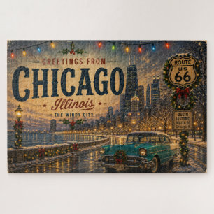 Puzzle Circuit de la ville venteuse du Midwest Route 66 C
