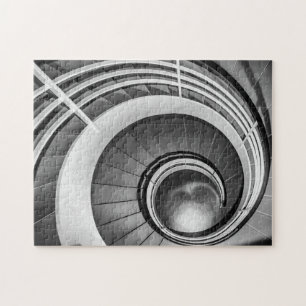 Puzzle Circular Stairway BW