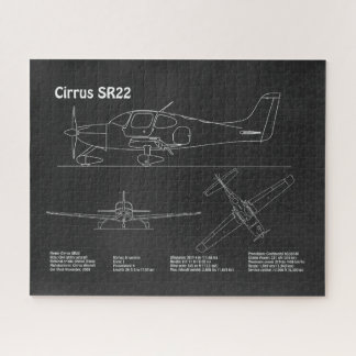 Puzzle Cirrus SR22 - Plans de dessin du plan directeur de