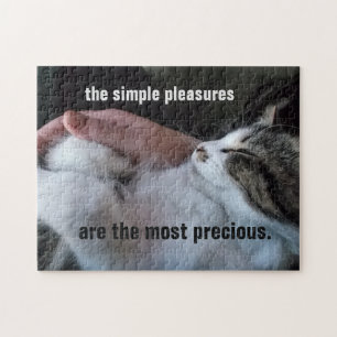 Puzzle Citation Cute Kitten Simple Plaisirs Les Plus Préc