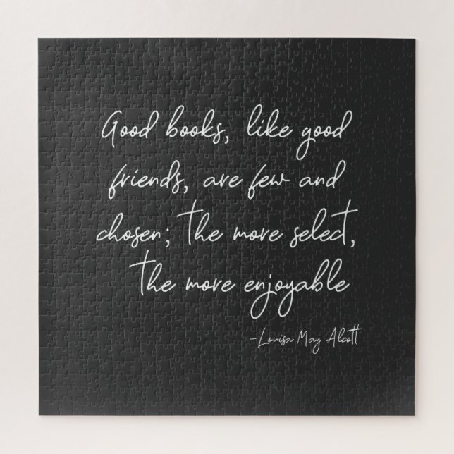 Puzzle Citation d'amitié en lettres de script simples (Vertical)