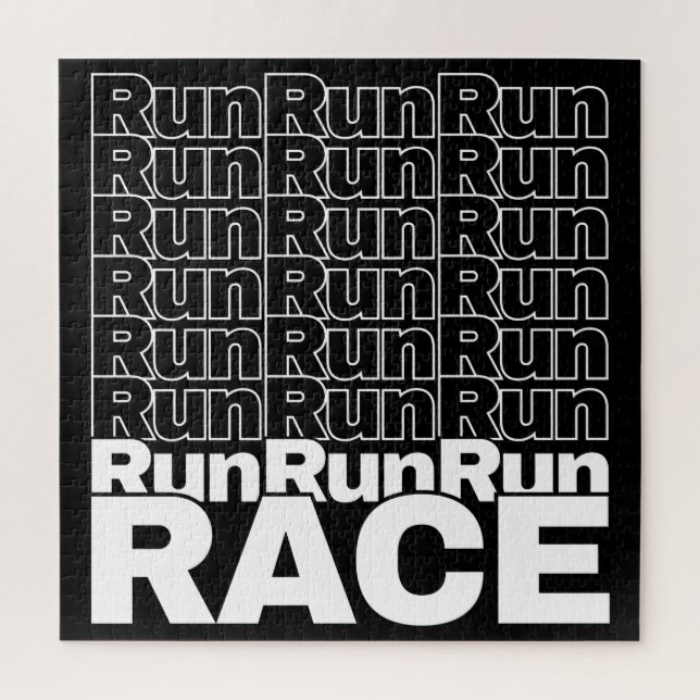 Puzzle Citation de coureur motivé en formation - Course (Vertical)