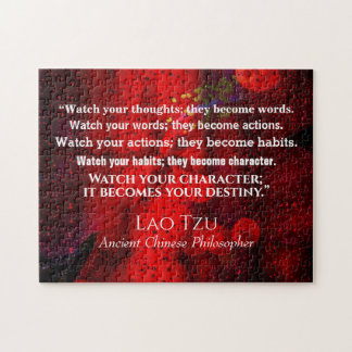Puzzle Citation de l'ancien philosophe chinois