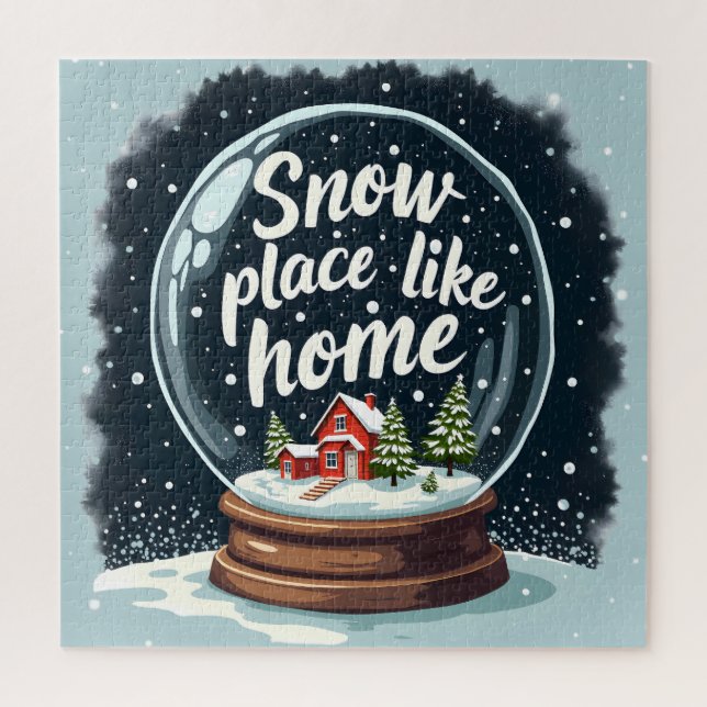 Puzzle Citation de vacances Snow Place Like Home (Vertical)