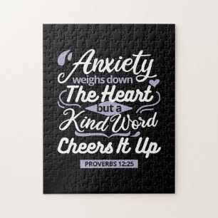 Puzzle Citation d'encouragement chrétien – Anxiété et gen