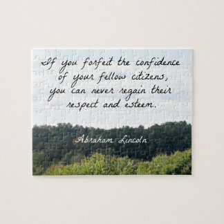 Puzzle Citation en temps opportun par Abraham Lincoln