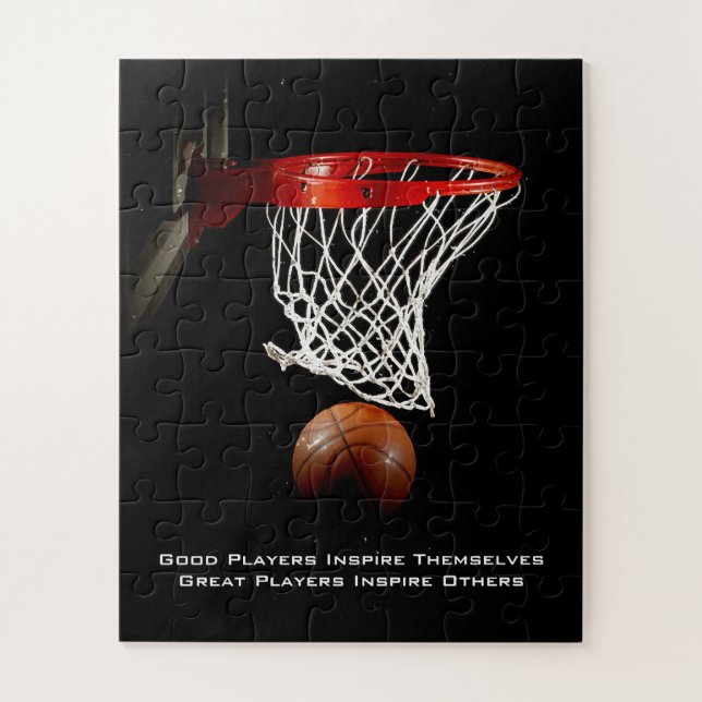 Puzzle Citation Inspirationnelle Basketball Inspiration J (Vertical)