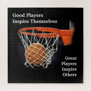 Puzzle Citation Inspirationnelle Basketball Inspiration J