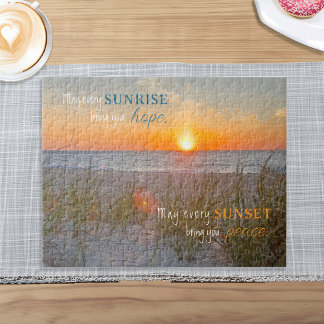 Puzzle Citation Inspirationnelle Peinture Sunrise