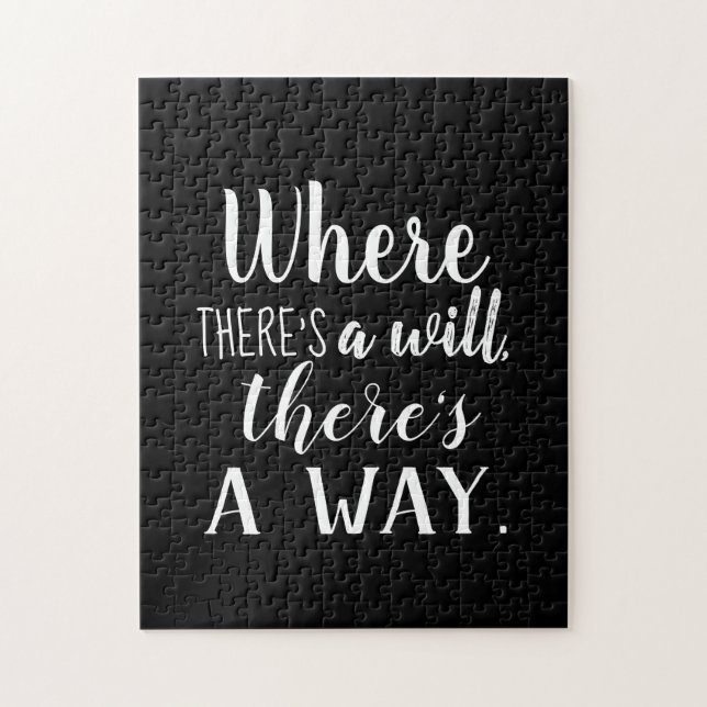 Puzzle Citation Motivationnelle Inspirante Dit Typographi (Vertical)