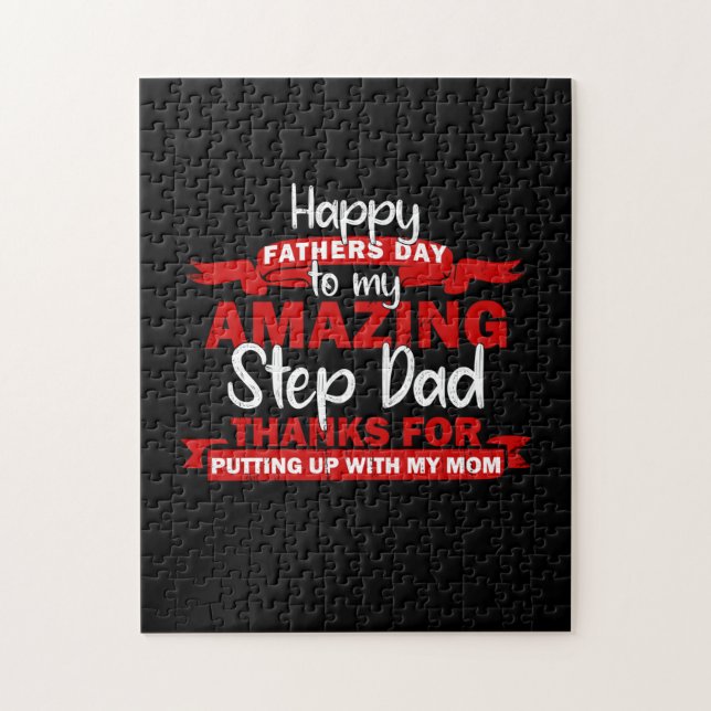 Puzzle Citations grand-père | Extraordinaire Step papa (Vertical)