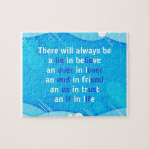 Puzzle citations sur l'amour, la vie et l'amitié