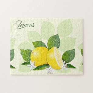 Puzzle Citrons Agrumes Fruit Jardin botanique floral