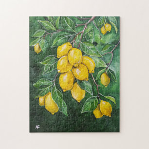 Puzzle Citrons dorés un jour d'hiver par Alfred Fox