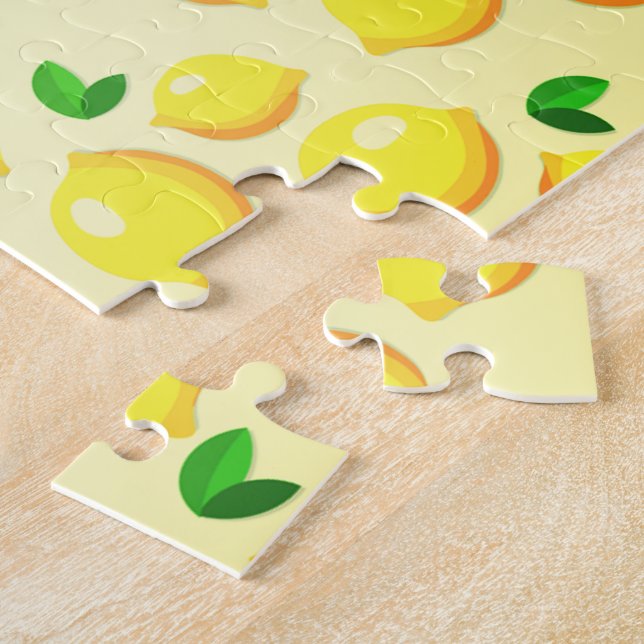Puzzle Citrons jaunes frais (Côté)