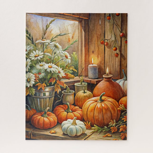 Puzzle Citrouille d'automne (Vertical)