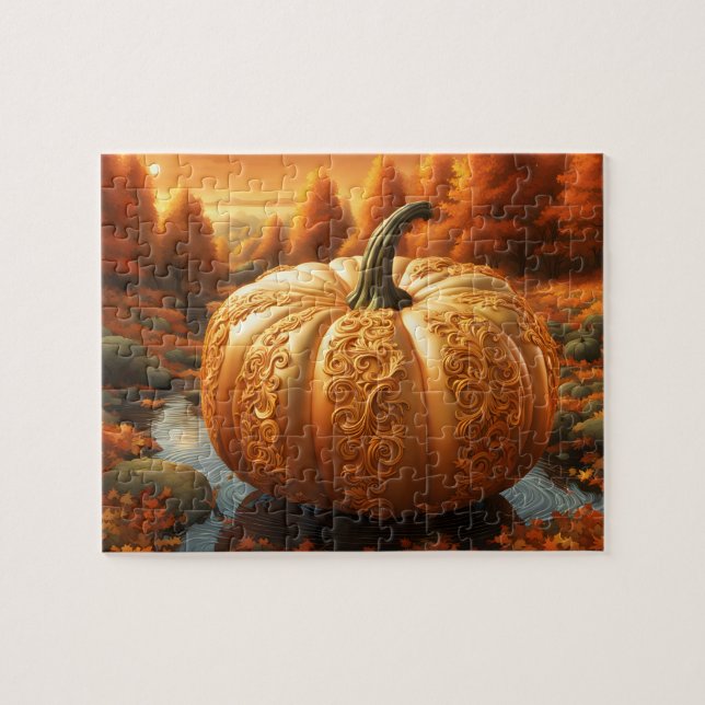 Puzzle Citrouille d'automne (Horizontal)