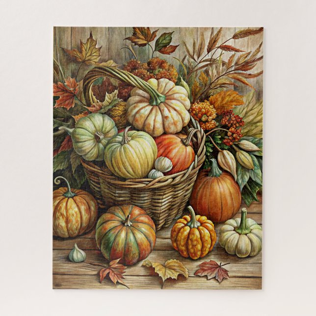 Puzzle Citrouille d'automne (Vertical)