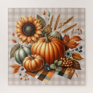 Puzzle Citrouille d'automne