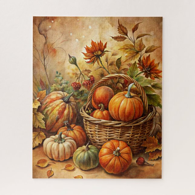 Puzzle Citrouille d'automne (Vertical)