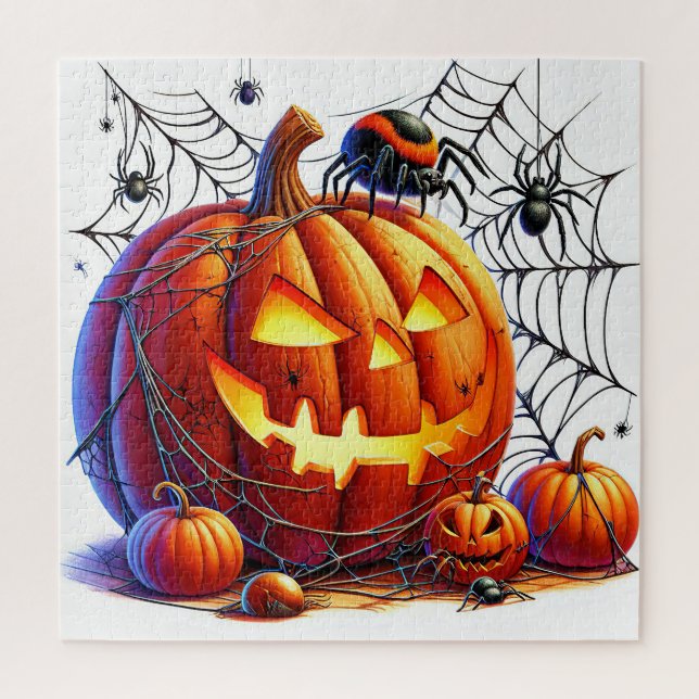 Puzzle Citrouille d'Halloween (Vertical)