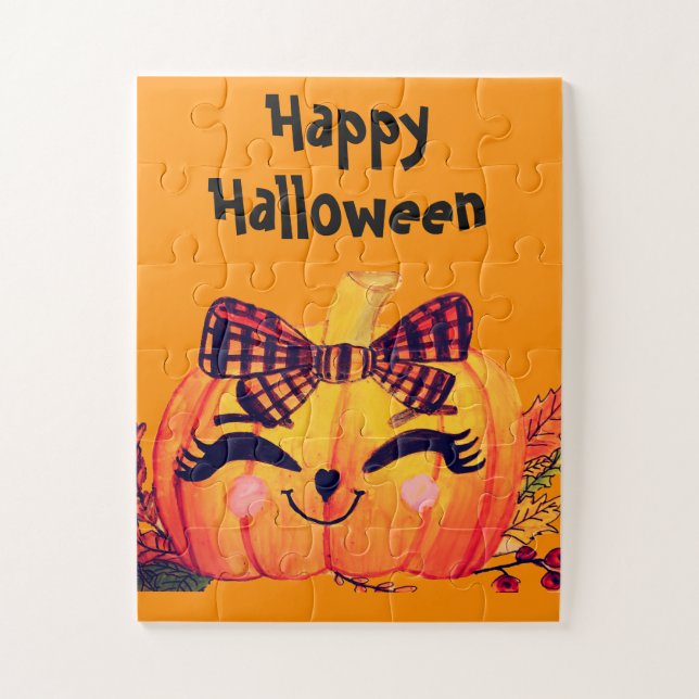 PUZZLE CITROUILLE D'HALLOWEEN MS. JOLIE   (Vertical)